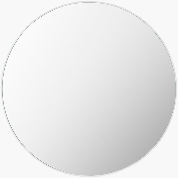 Livabliss Aranya Square Wall Mirror Frameless Minimalist Design for Entryway or Gallery Display White 40"H x 40"W x 1"D RAY041-4040