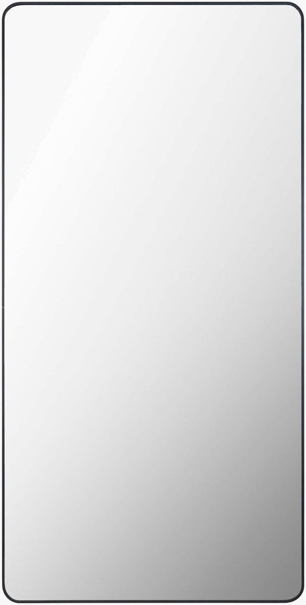 Livabliss Aranya Slim Aluminum Full Length Floor Mirror for Modern and Minimalist Living Spaces Black 72"H x 36"W x 1"D RAY042-3672