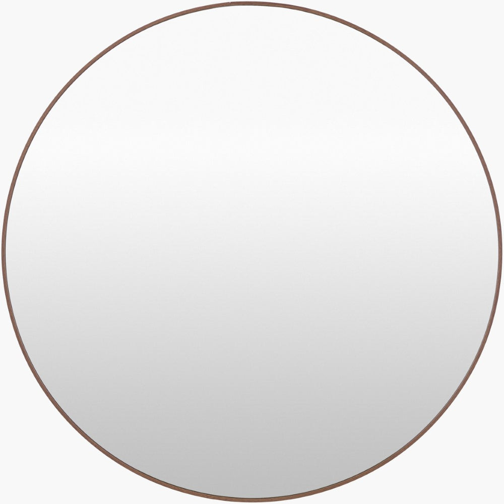 Livabliss Aranya Frameless Square Wall Mirror Minimalist Geometric Design for Modern Living Spaces Dark Brown 40"H x 40"W x 1"D RAY049-4040