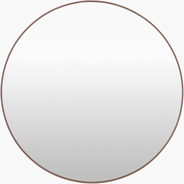 Livabliss Aranya Frameless Square Wall Mirror Minimalist Geometric Design for Modern Living Spaces Dark Brown 40"H x 40"W x 1"D RAY049-4040