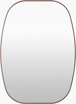 Livabliss Aranya Minimalist Wall Mirror Slim Frame Entryway Accent for Modern Transitional Decor Dark Brown 41"H x 30"W x 1"D RAY050-3041