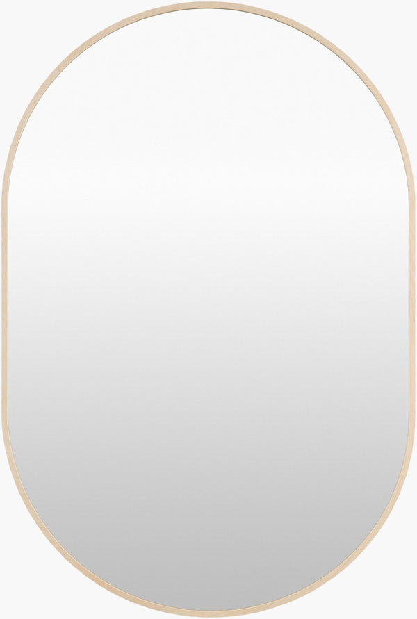 Livabliss Aranya Slim Rectangular Wall Mirror for Entryway Living Room or Bedroom Minimalist Decor Brown 30"H x 20"W x 1"D RAY056-2030