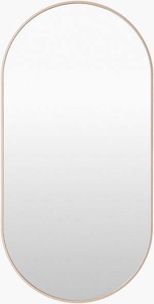 Livabliss Aranya Slim Rectangular Wall Mirror for Entryway Living Room or Bedroom Minimalist Decor Brown 39"H x 20"W x 1"D RAY056-2039