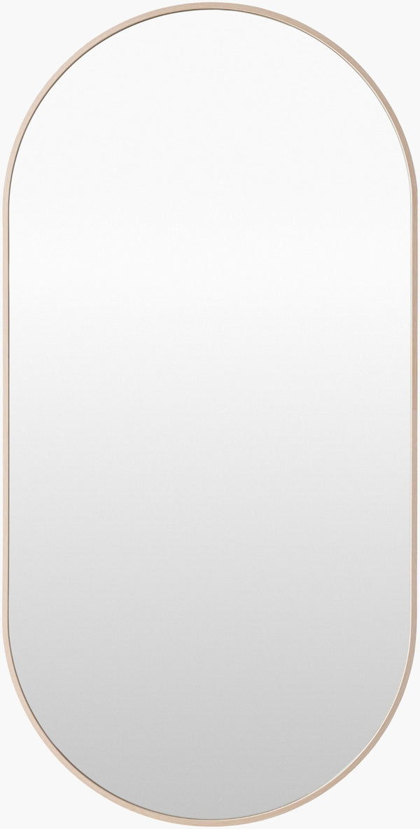 Livabliss Aranya Slim Rectangular Wall Mirror for Entryway Living Room or Bedroom Minimalist Decor Brown 39"H x 20"W x 1"D RAY056-2039