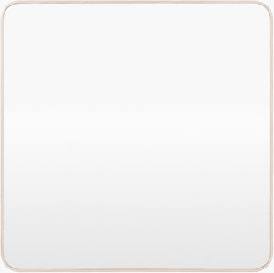 Livabliss Aranya Square Frameless Wall Mirror Minimalist 32 Inch Accent for Modern Interiors RAY060-3232