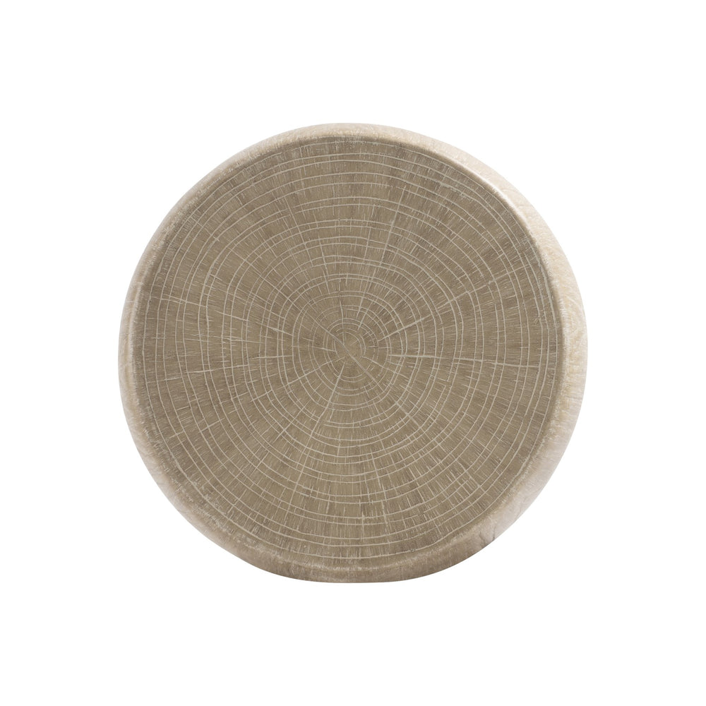 Bernhardt Bernhardt Neptune Outdoor Side Table – Sea Oat Grp Drum Accent Table, Weather-Resistant Sculptural 21" X09012