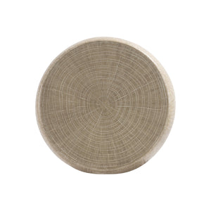 Bernhardt Bernhardt Neptune Outdoor Side Table – Sea Oat Grp Drum Accent Table, Weather-Resistant Sculptural 21" X09012