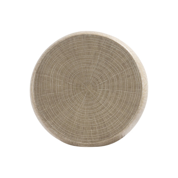 Bernhardt Bernhardt Neptune Outdoor Side Table – Sea Oat Grp Drum Accent Table, Weather-Resistant Sculptural 21" X09012