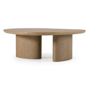 VIG Furniture Raywood Buckwheat Ash 3-Piece Nesting Coffee Tables With Onyx Marble Accent — Sculptural, Space-Saving VGCS-CT-23063-SET