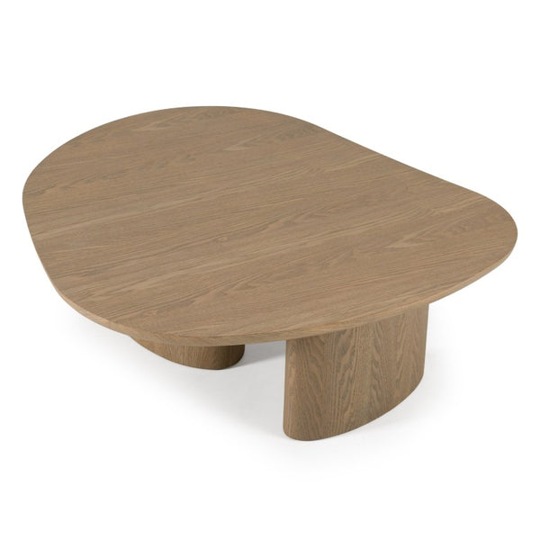 VIG Furniture Raywood Buckwheat Ash 3-Piece Nesting Coffee Tables With Onyx Marble Accent — Sculptural, Space-Saving VGCS-CT-23063-SET