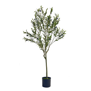 English Elm 150cm Artificial Olive Tree Faux Botanical Lifelike Foliage for Living Room Decor 70527.00