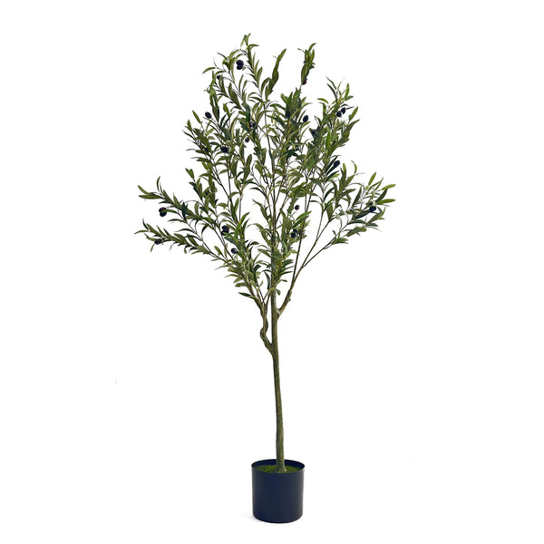 English Elm 150cm Artificial Olive Tree Faux Botanical Lifelike Foliage for Living Room Decor 70527.00