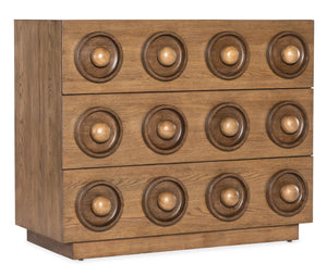 Commerce and Market Knobby 3-Drawer Accent Chest Light Wood 7228-50736-85 Hooker Furniture