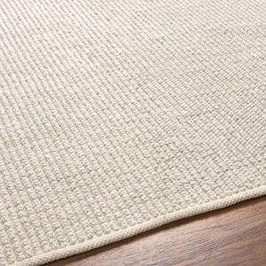 Surya Rebecca Eco-friendly Handmade 2' X 3' Area Rug - Stylish, Durable, And Perfect For High Traffic Spaces! Off,White Recycled Pet Yarn Rbc2300-69