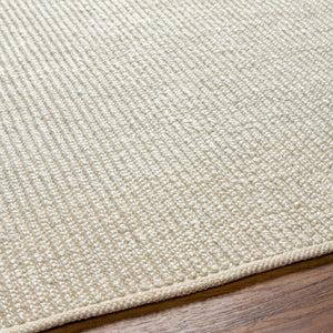 Surya Rebecca Eco-friendly Handmade 2' X 3' Area Rug - Stylish, Durable, And Perfect For High Traffic Spaces! Beige Recycled Pet Yarn Rbc2303-576