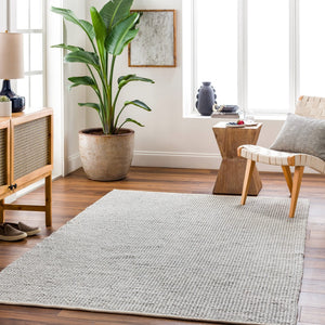 Surya Rebecca Eco-friendly Handmade 2' X 3' Area Rug - Stylish, Durable, And Perfect For High Traffic Spaces! Off,White Recycled Pet Yarn Rbc2304-576