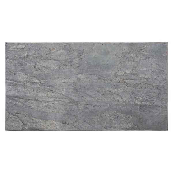 Bernhardt Bernhardt Longford Cocktail Table With Stone-Veneer Top & Forged-Iron Base, Rustic-Modern Accent 588026