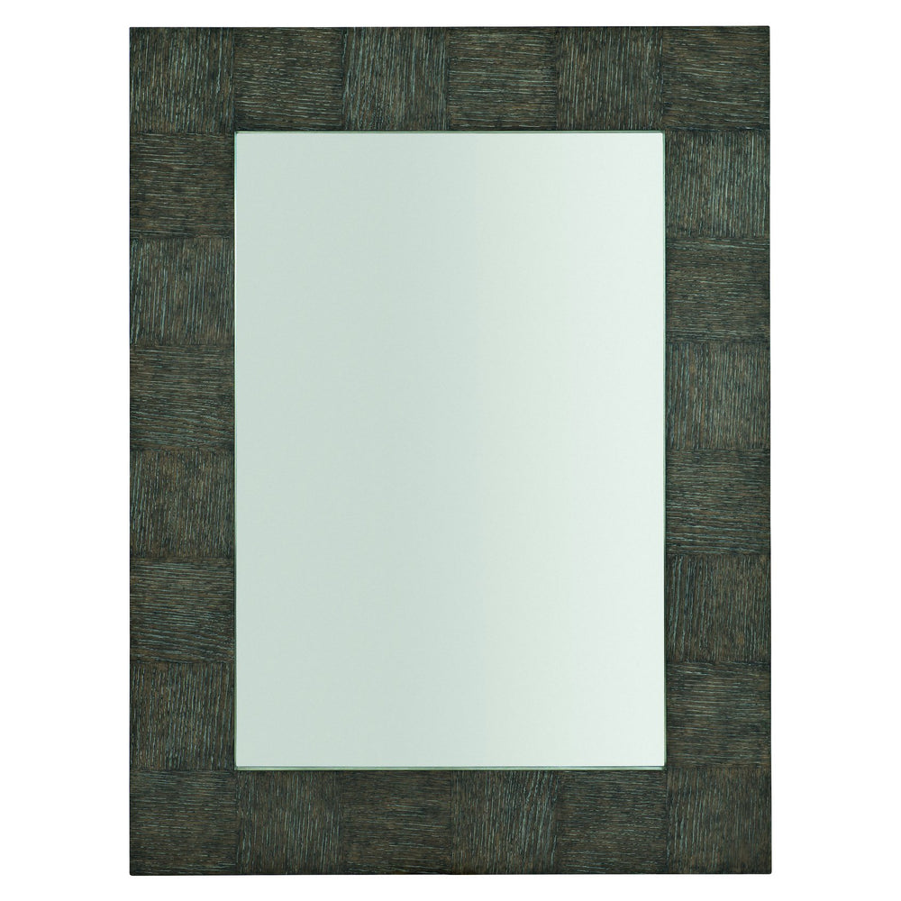 Bernhardt Bernhardt Linea Cerused Oak Mirror — Rustic Modern Rectangular Wall Mirror 37.5"W X 50"H 384321B