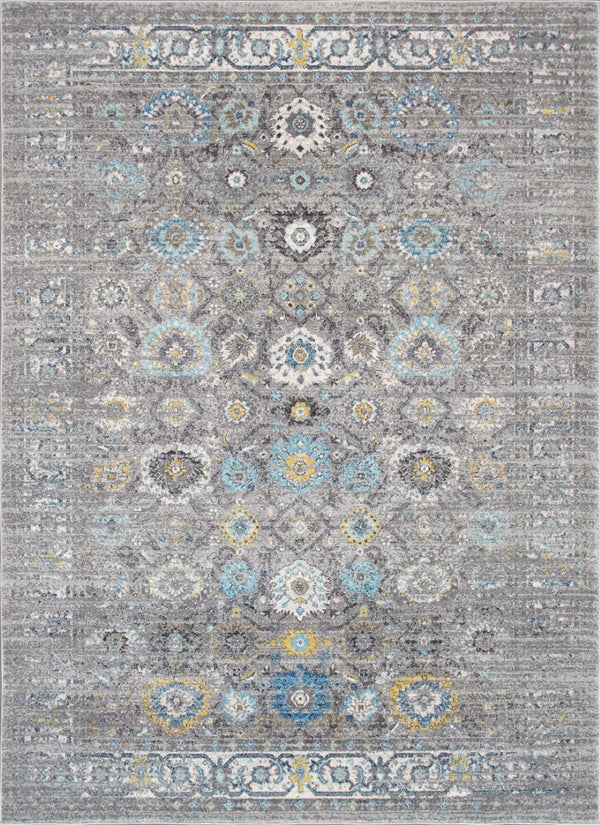 Pasargad Home Chelsea Design Silver Area Rug - Luxurious Power-loomed Elegance For Any Space   Rc-5586ss 10x14