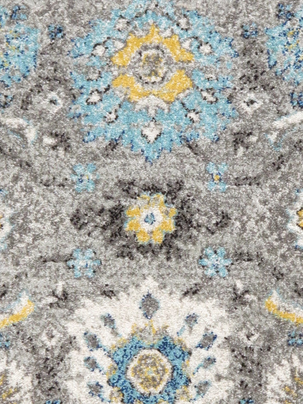 Pasargad Home Chelsea Design Silver Area Rug - Luxurious Power-loomed Elegance For Any Space   Rc-5586ss 10x14