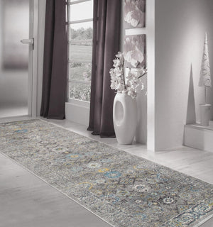 Pasargad Home Chelsea Design Power Loom Runner Rug - Luxurious 2'8" X 8'0" For Modern Spaces   Rc-5586ss 2.08x8