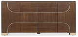 Melange Contours Credenza Dark Wood 628-55076-89 Hooker Furniture