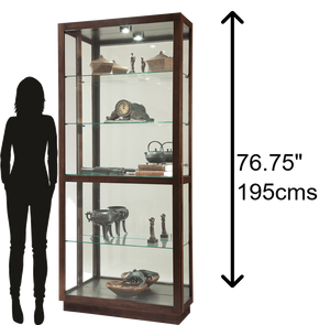 Hekman Furniture 680575 Lighted Jayden Curio Cabinet - Elegant Display Case With Adjustable Shelves And Led Lighting Espresso Jayden Curio Cabinet 680575