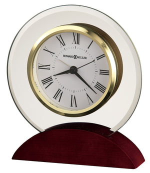 Hekman Furniture 645698 Elegant Glass Alarm Clock With Classic Design, Quartz Movement & Unique Artisanal Shape  Dana Tabletop Clock 645698