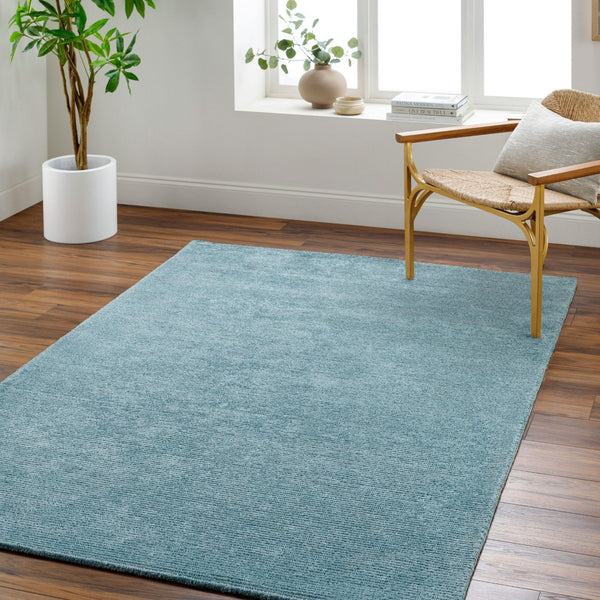 Livabliss Richmond Hand-tufted Wool Viscose Area Rug for Living Room Bedroom Dining Sky Blue, Slate 8' x 8' Square RCM2301-8SQ