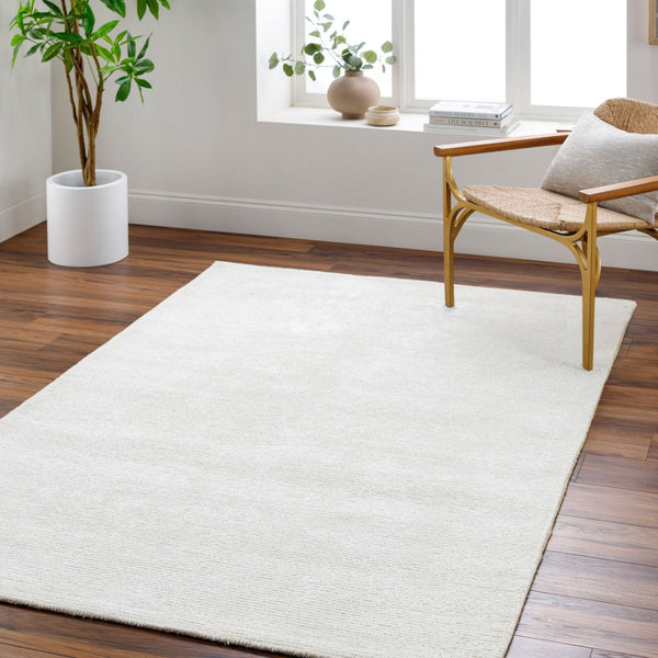 Livabliss Richmond Hand-tufted Wool Viscose Area Rug Plush Medium Pile for Living Rooms Ivory, Cream 10' x 10' Round RCM2302-10RD