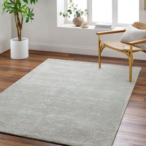 Livabliss Richmond Hand-tufted Wool Viscose Area Rug Plush Pile for Living and Dining Rooms Silver, Dove Gr 8' x 8' Round RCM2303-8RD