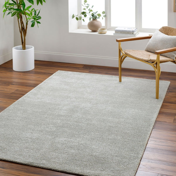 Livabliss Richmond Hand-tufted Wool Viscose Area Rug Plush Pile for Living and Dining Rooms Silver, Dove Gr 8' x 8' Round RCM2303-8RD