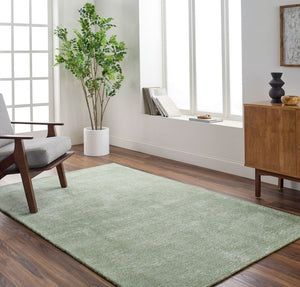 Livabliss Richmond Artisan Hand-tufted Wool Viscose Blend Area Rug for Living or Dining Rooms Sage Green, Mos 6' x 9' RCM2304-69