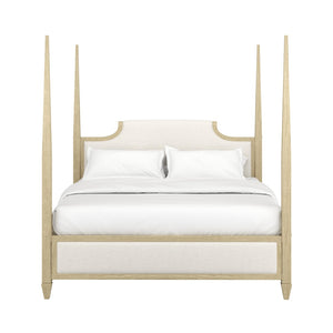 A.R.T. Furniture Eave Upholstered King Bed with Arched Headboard - Modern Minimalism Meets Timeless Comfort 436126-1825HB