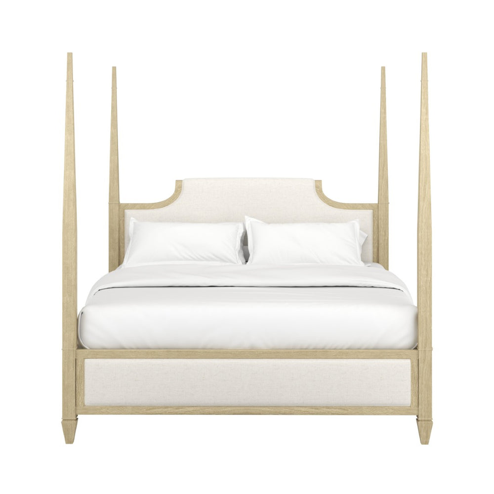 A.R.T. Furniture Eave II Upholstered Queen Bed with Arched Headboard, Modern Minimalism & Cozy Design for Serenity 436125-1825