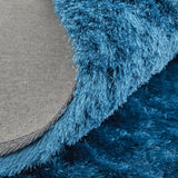 Feizy Rugs Indochine Plush Hand-tufted Polyester Shag Rug - Luxurious High Pile For Contemporary Spaces Blue Polyester 4944550fpck000c50