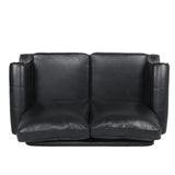 Christopher Knight Home® - Noble House - Lawton Contemporary Faux Leather Loveseat with Nailhead Trim