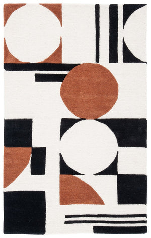 Safavieh Rodeo Drive 856 Hand Tufted Contemporary Rug X23 Ivory / Black RD856A-9