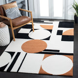 Safavieh Rodeo Drive 856 Hand Tufted Contemporary Rug X23 Ivory / Black RD856A-9