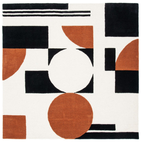 Safavieh Rodeo Drive 856 Hand Tufted Contemporary Rug X23 Ivory / Black RD856A-9