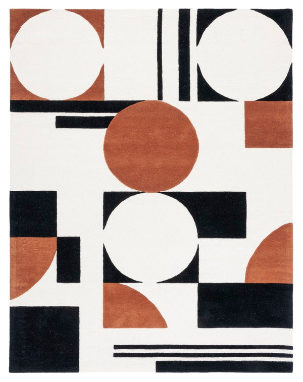 Safavieh Rodeo Drive 856 Hand Tufted Contemporary Rug X23 Ivory / Black RD856A-9