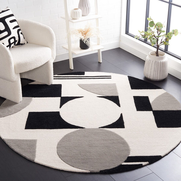 Rodeo Drive Hand Tufted Wool Cotton Rug - Luxurious Contemporary Design for Elegant Interiors