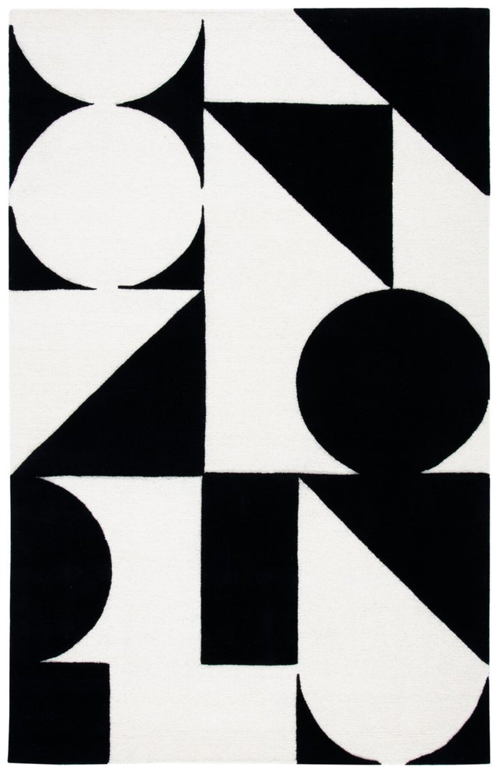 Safavieh Rodeo Drive 857 Hand Tufted Contemporary Rug X23 Ivory / Black RD857A-9