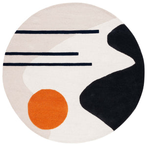 Rodeo Drive 883 Hand Tufted Contemporary Wool Cotton Rug with Latex Backing for Modern Spaces