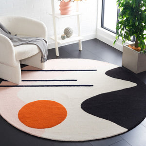 Rodeo Drive 883 Hand Tufted Contemporary Wool Cotton Rug with Latex Backing for Modern Spaces