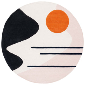 Rodeo Drive 883 Hand Tufted Contemporary Wool Cotton Rug with Latex Backing for Modern Spaces