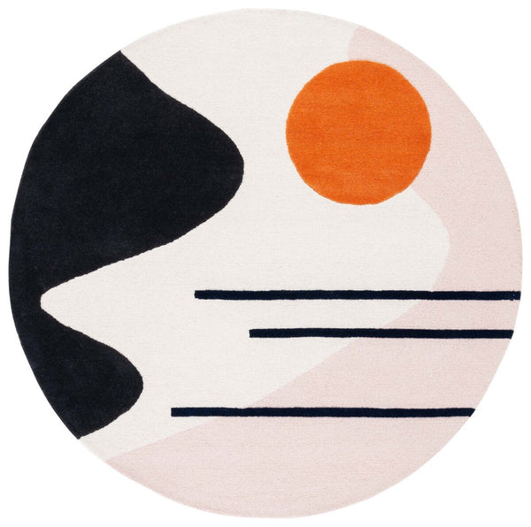 Rodeo Drive 883 Hand Tufted Contemporary Wool Cotton Rug with Latex Backing for Modern Spaces