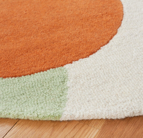 Rodeo Drive 883 Hand Tufted Contemporary Wool Cotton Rug with Latex Backing for Modern Spaces