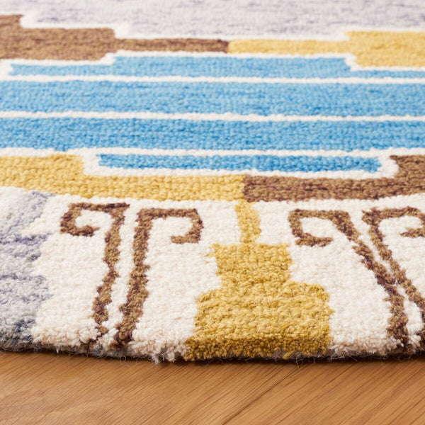 Rodeo Drive 913 Hand Tufted Area Rug - Luxurious 80% Wool Blend for Elegant Home Décor Upgrade