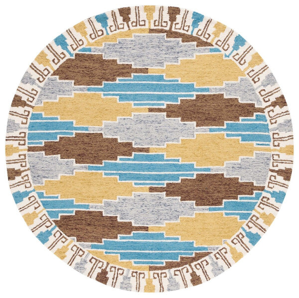 Rodeo Drive 913 Hand Tufted Area Rug - Luxurious 80% Wool Blend for Elegant Home Décor Upgrade